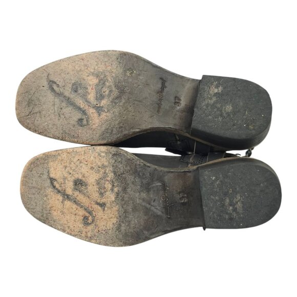 Free People Stony Desert Ankle Boot Womens 6.5 Harness Leather Western Booties - Picture 7 of 16